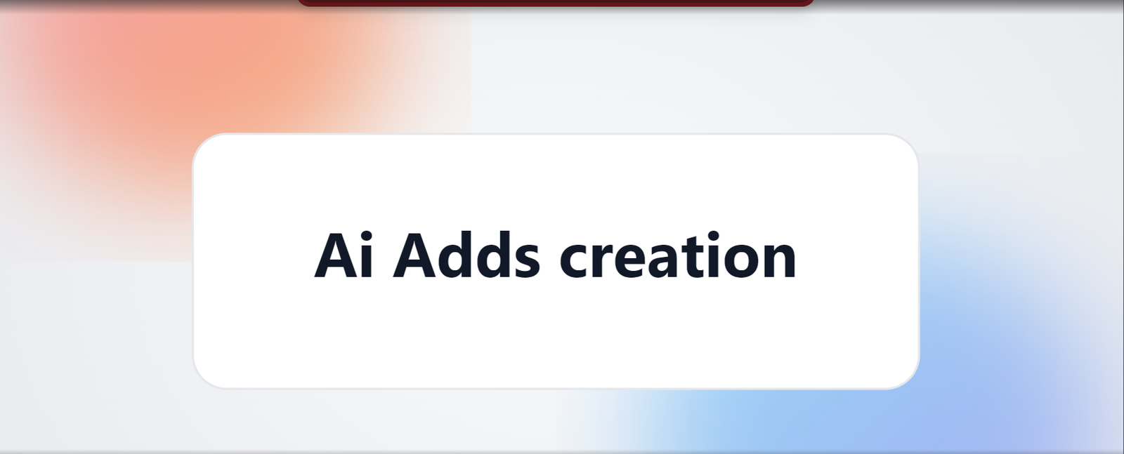 Social media AI ads